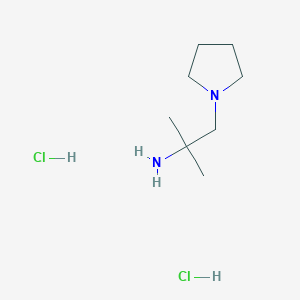 2-Methyl-1-(1-pyrrolidinyl)-2-propanamine dihydrochloride