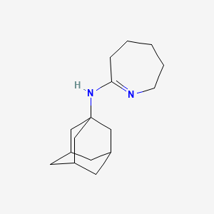 molecular formula C16H26N2 B14872778 N-(adamantan-1-yl)-3,4,5,6-tetrahydro-2H-azepin-7-amine 