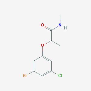 2-(3-Bromo-5-chlorophenoxy)-N-methylpropanamide