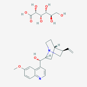 molecular formula C26H36N2O9 B148729 Quinidine gluconate CAS No. 7054-25-3