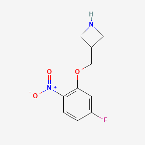 3-(5-Fluoro-2-nitrophenoxymethyl)-azetidine