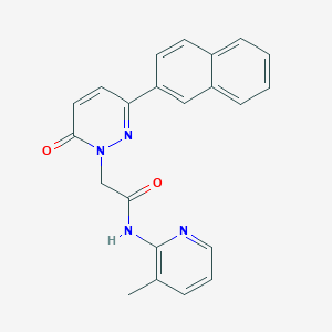 molecular formula C22H18N4O2 B14872990 N-(3-methylpyridin-2-yl)-2-(3-(naphthalen-2-yl)-6-oxopyridazin-1(6H)-yl)acetamide 