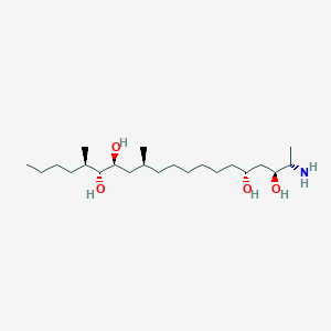 molecular formula C22H47NO4 B1487306 (2S,3S,5R,12S,14S,15R,16R)-2-amino-12,16-dimethylicosane-3,5,14,15-tetrol CAS No. 147985-10-2
