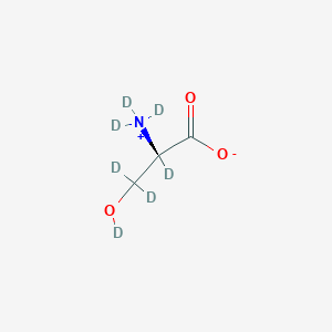 molecular formula C3H7NO3 B1487314 L-serine-d7 CAS No. 935275-35-7