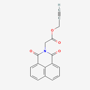 molecular formula C17H11NO4 B14873326 prop-2-yn-1-yl (1,3-dioxo-1H-benzo[de]isoquinolin-2(3H)-yl)acetate 