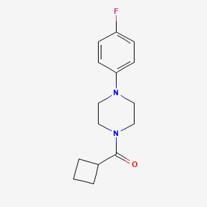 molecular formula C15H19FN2O B14873364 Cyclobutyl(4-(4-fluorophenyl)piperazin-1-yl)methanone 