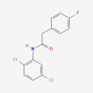 molecular formula C14H10Cl2FNO B14873458 N-(2,5-dichlorophenyl)-2-(4-fluorophenyl)acetamide 