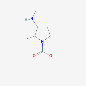tert-Butyl 2-methyl-3-(methylamino)-1-pyrrolidinecarboxylate