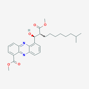 molecular formula C27H34N2O5 B1487354 Streptophenazine K CAS No. 1802331-40-3