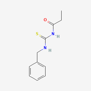 molecular formula C11H14N2OS B14873617 N-(benzylcarbamothioyl)propanamide 