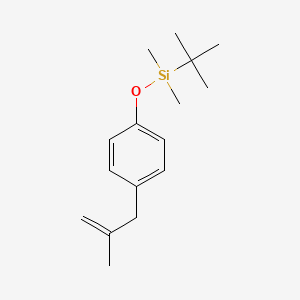 molecular formula C16H26OSi B14873686 t-Butyl-dimethyl-[4-(2-methylallyl)phenoxy]-silane 