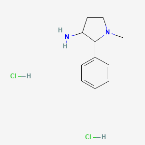 1-Methyl-2-phenyl-3-pyrrolidinamine dihydrochloride
