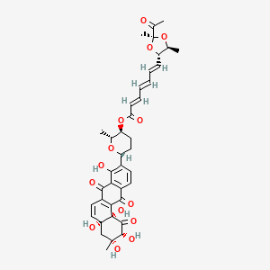 molecular formula C39H42O14 B1487377 Fradimycin A CAS No. 1556003-60-1