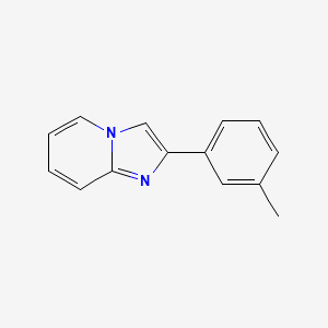 molecular formula C14H12N2 B14873775 2-(3-Methylphenyl)imidazo[1,2-a]pyridine 