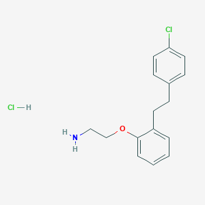(2-{2-[2-(4-Chlorophenyl)ethyl]phenoxy}ethyl)amine hydrochloride