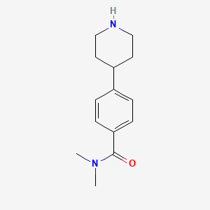 N,N-dimethyl-4-(piperidin-4-yl)benzamide