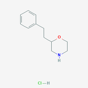 molecular formula C12H18ClNO B1487400 2-Phenethylmorpholine hydrochloride CAS No. 2204562-07-0