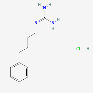 molecular formula C11H18ClN3 B1487401 N-(4-Phenylbutyl)guanidine hydrochloride CAS No. 2067274-74-0
