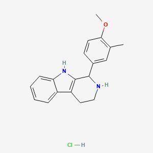 B1487411 Methyl 2-methyl-4-(2,3,4,9-tetrahydro-1H-beta-carbolin-1-yl)phenyl ether hydrochloride CAS No. 2204054-00-0