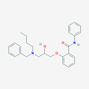 B1487423 2-{3-[Benzyl(butyl)amino]-2-hydroxypropoxy}-N-phenylbenzamide CAS No. 2206265-18-9