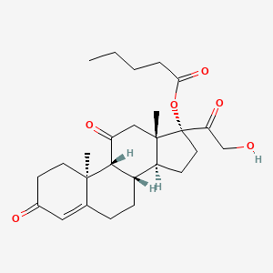 B1487426 Cortisone 17-Valerate CAS No. 136370-31-5