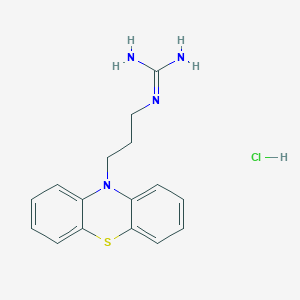 molecular formula C16H19ClN4S B1487433 N-[3-(10H-Phenothiazin-10-yl)propyl]guanidine hydrochloride CAS No. 2208273-22-5