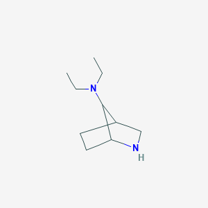 molecular formula C10H20N2 B1487440 N,N-Diethyl-2-azabicyclo[2.2.1]heptan-7-amine CAS No. 2168168-97-4