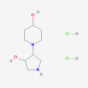 1-(4-Hydroxy-3-pyrrolidinyl)-4-piperidinol dihydrochloride