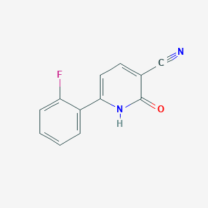 6-(2-fluorophenyl)-2-oxo-1H-pyridine-3-carbonitrile