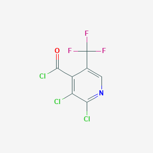 molecular formula C7HCl3F3NO B1487458 2,3-Dichloro-5-(trifluoromethyl)isonicotinoyl chloride CAS No. 1198475-32-9