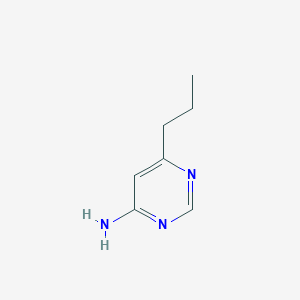 molecular formula C7H11N3 B1487472 6-Propylpyrimidin-4-amine CAS No. 1159818-10-6