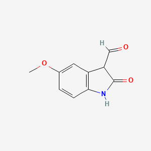 molecular formula C10H9NO3 B1487474 5-甲氧基-2-氧代吲哚-3-甲醛 CAS No. 52508-88-0
