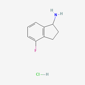 4-fluoro-2,3-dihydro-1H-inden-1-amine hydrochloride