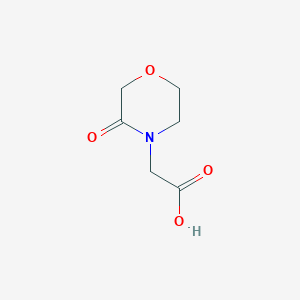 molecular formula C6H9NO4 B1487485 2-(3-氧代吗啉-4-基)乙酸 CAS No. 933692-47-8