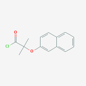 molecular formula C14H13ClO2 B1487494 2-Methyl-2-(2-naphthyloxy)propanoyl chloride CAS No. 65250-18-2