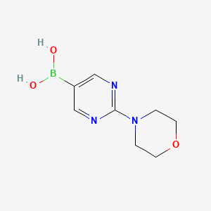 molecular formula C8H12BN3O3 B1487495 2-Morpholinopyrimidin-5-ylboronic acid CAS No. 870521-33-8