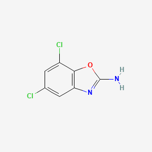 molecular formula C7H4Cl2N2O B1487501 5,7-Dichloro-1,3-benzoxazol-2-amine CAS No. 98555-67-0