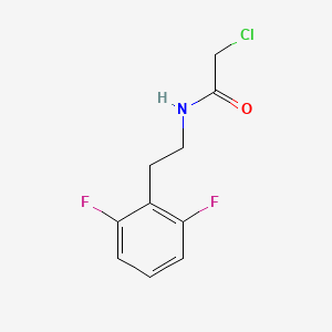 molecular formula C10H10ClF2NO B1487502 2-氯-N-[2-(2,6-二氟苯基)乙基]乙酰胺 CAS No. 1258651-76-1
