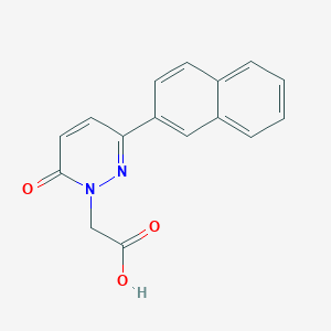 [3-(2-Naphthyl)-6-oxopyridazin-1(6H)-yl]acetic acid