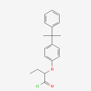 2-[4-(1-Methyl-1-phenylethyl)phenoxy]butanoyl chloride