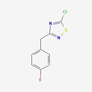 5-Chloro-3-(4-fluoro-benzyl)-[1,2,4]thiadiazole