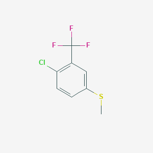 molecular formula C8H6ClF3S B1487524 2-Chloro-5-methylthiobenzotrifluoride CAS No. 957066-04-5