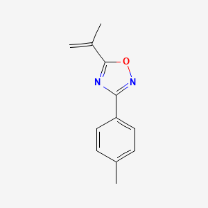 molecular formula C12H12N2O B1487525 5-(Prop-1-en-2-yl)-3-(p-tolyl)-1,2,4-oxadiazole CAS No. 1033201-98-7