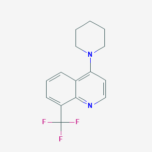 4-(Piperidin-1-YL)-8-(trifluoromethyl)quinoline