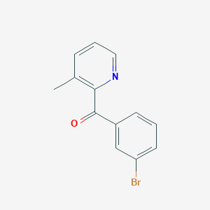 2-(3-Bromobenzoyl)-3-methylpyridine