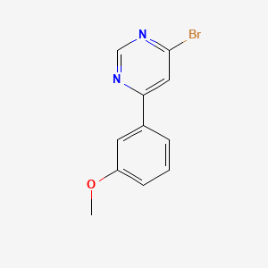 molecular formula C11H9BrN2O B1487540 4-Bromo-6-(3-methoxyphenyl)pyrimidine CAS No. 1260913-58-3