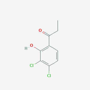 molecular formula C9H8Cl2O2 B1487544 1-(3,4-Dichloro-2-hydroxyphenyl)propan-1-one CAS No. 777067-72-8