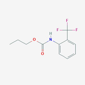 molecular formula C11H12F3NO2 B14875449 Propyl (2-(trifluoromethyl)phenyl)carbamate 