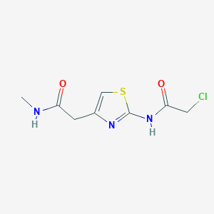 2-Chloro-N-(4-[2-(methylamino)-2-oxoethyl]-1,3-thiazol-2-YL)acetamide