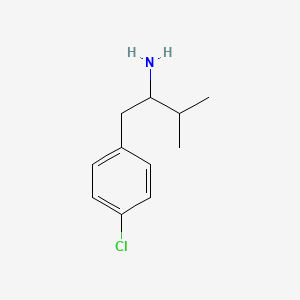 molecular formula C11H16ClN B1487552 1-(4-Chlorophenyl)-3-methylbutan-2-amine CAS No. 105871-09-8